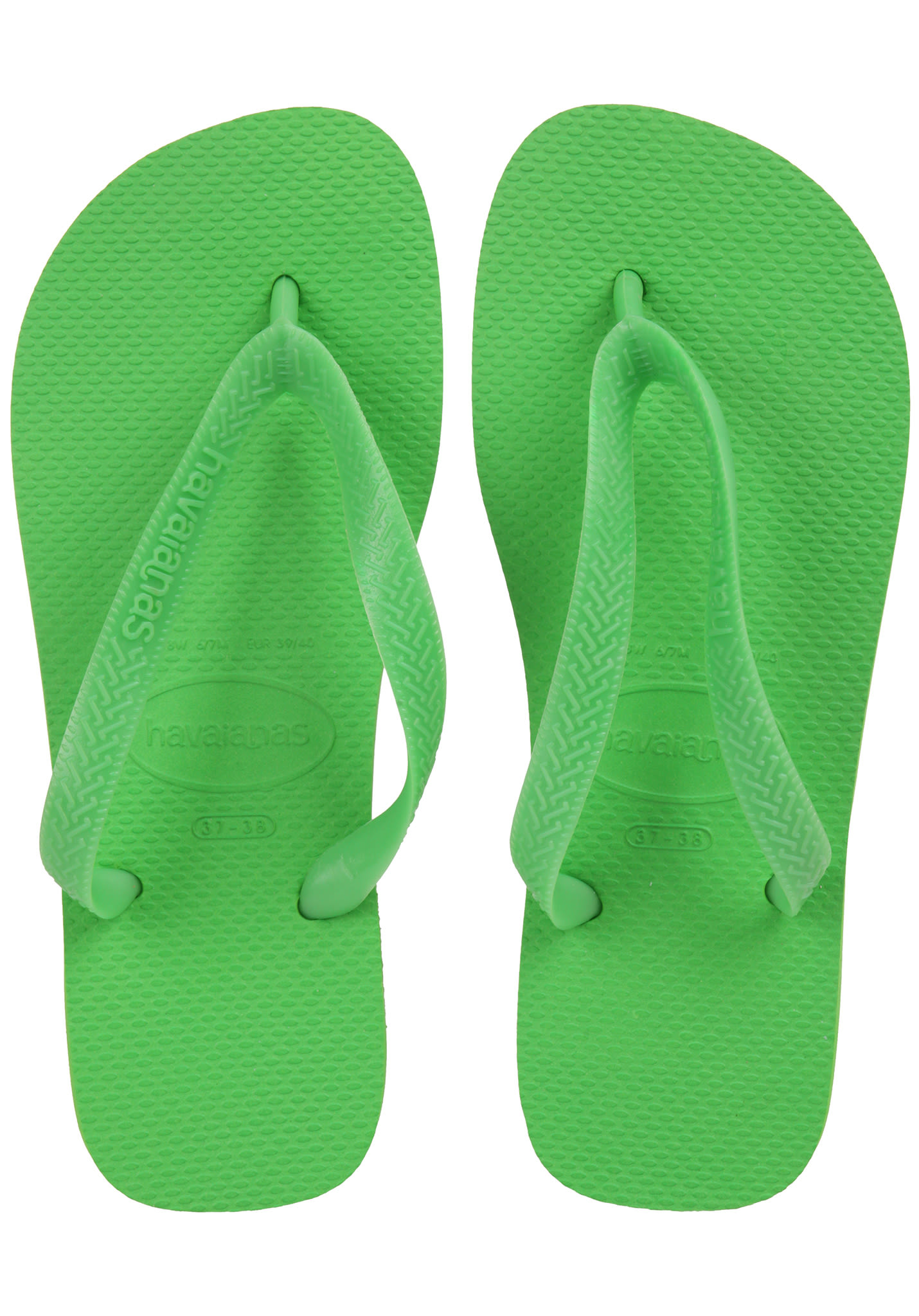 havaianas yellow green